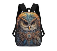 sinyumoney Steampunk Owl Artwork-2 Mochila Escolar Impresa En 3D Mochila Escolar De Moda Para Niños Mochilas Para Niños Estudiantes De Secundaria 17inch