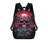 sinyumoney Steampunk Skull Art Print Mochilas Infantiles Mochila Escolar Impresa En 3D Para Niños Mochilas De Viaje Bolsas Para Libros Para Niños 17inch Mochila Escolar