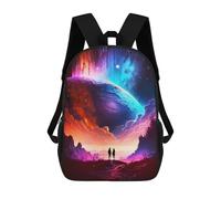 sinyumoney Stellar Dreamers Landscape Mochila Escolar Infantil Impresa En 3D 17inch Mochilas Escolares Para Niños, Estilo Casual Y Moderno, Mochilas De Viaje De Alta Capacidad