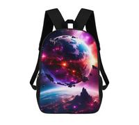 sinyumoney Stellar Eternity Mochilas De Moda Impresas En 3D 17inch Mochila Escolar Informal Para Niños De Primaria Y Secundaria