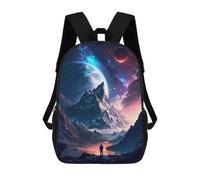 sinyumoney Stellar Twilight Galaxy Mochila Escolar Impermeable Para Ordenador Portátil Para Adolescentes, Chicas, Chicos, Mujeres Y Hombres 17inch
