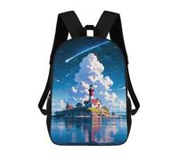 sinyumoney Still Sea Sentry Mochilas Para Niños Mochila Escolar De Moda Mochila Escolar Impresa En 3D Para Niños Estudiantes De Primaria Y Secundaria 17inch