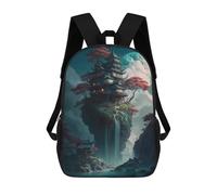 sinyumoney Stone Palace And Waterfall Mochila De Negocios Resistente Para Portátil Para La Escuela/trabajo/viajes 17inch