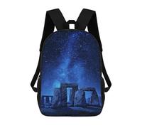 sinyumoney Stonehenge Under The Stars -1 Mochila Escolar, Bolso Resistente Para Portátil, Ideal Para Acampar, Aventuras Al Aire Libre Y Viajes Diarios 17inch