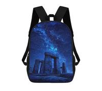 sinyumoney Stonehenge Under The Stars Mochila Escolar Ligera Mochila Escolar De Día Mochila Para Libros Para La Universidad Para Acampar Aventuras Al Aire Libre Y Viajes Diarios 17inch