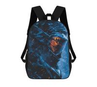 sinyumoney Storm Skier Digital Art Mochila Escolar, Mochila Para Portátil, Mochila Para Camping, Aventuras Al Aire Libre Y Viajes Diarios 17inch