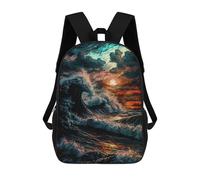 sinyumoney Stormly Ocean V4 Mochilas Para Niños Mochila Escolar Mochila Escolar Impresa En 3D Mochilas Escolares De Moda Para Niños De Primaria Y Secundaria 17inch