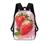 sinyumoney Strawberry Illustration Mochilas Para Niños Mochila Escolar Mochila Escolar Impresa En 3D Para Niños Estudiantes De Primaria Y Secundaria 17inch