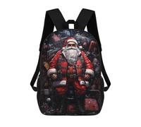 sinyumoney Street Santa Mochila Mochila Informal Para El Día A Día Escuela Trabajo Viajes Bolsa - Perfecta Para Viajes, Trabajo Y Uso Diario 17inch