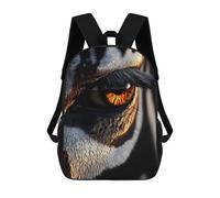 sinyumoney Striking Tiger Eye Close-Up Mochilas Infantiles Mochila Escolar Impresa En 3D Para Niños Mochilas De Viaje Bolsas Para Libros Para Niños 17inch Mochila Escolar