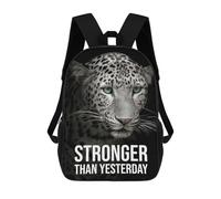 sinyumoney Stronger Than Yesterday Mochilas Infantiles Mochila Escolar Impresa En 3D Para Niños Mochilas De Viaje Bolsas Para Libros Para Niños 17inch Mochila Escolar