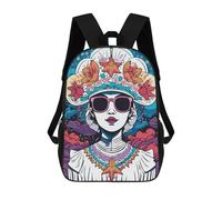 sinyumoney Stylish And Powerful Woman Mochila Escolar Infantil Impresa En 3D Para Niños, Mochilas De Viaje De Alta Capacidad, Bolsas Para Libros, Mochila Escolar Infantil 17inch