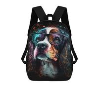 sinyumoney Stylish Dog Glasses for Pets Mochila Escolar, Bolso De Negocios, Bolso Para Portátil Resistente Para Niñas Y Adolescentes 17inch