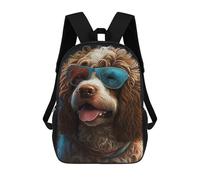 sinyumoney Stylish Dog with Sunglasses -1 Mochila Mochila Informal Para El Día A Día, Para La Escuela, El Trabajo Y Los Viajes Para Hombres, Mujeres Y Adolescentes 17inch