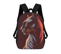 sinyumoney Stylized Black Panther Portrait Mochilas Infantiles Impresas En 3D Para Niños, Mochilas Escolares De Moda, Mochilas De Viaje, Mochilas Escolares Para Niños De Primaria 17inch
