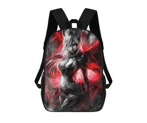 sinyumoney Succubus Demon Girl Mochila Para Niños, Adolescentes Y Estudiantes, Mochilas Para Niñas, Mochilas Para Niños Pequeños, Primaria Y Secundaria 17inch