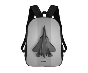 sinyumoney Sukhoi SU 57 T50 Mochila Escolar Resistente Al Agua, Mochila Escolar De Negocios Para Niños/niñas/adolescentes 17inch