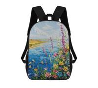 sinyumoney Summer Serenade Mochila Escolar Infantil De 17 Pulgadas, Mochila Escolar Impresa En 3D Para Niños De Primaria Y Secundaria