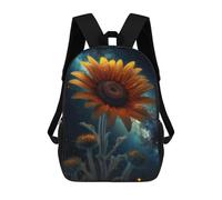 sinyumoney Sunflower Milky Way Galaxy Mochila Escolar, Mochila De Viaje Resistente Al Agua, Mochila Para Computadora Para Niñas, Niños Y Adolescentes 17inch