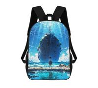 sinyumoney Sunken Ship And Girl Mochila Escolar Impresa En 3D Para Niños, Mochila Escolar, Mochilas De Viaje, Bolso Informal De Moda Para Niños Y Estudiantes 17inch