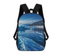 sinyumoney Sunlit on Lake Baikal P2 Mochila Escolar Infantil, Mochilas Impresas En 3D, Mochilas Escolares De Moda Para Niños De Primaria Y Secundaria 17inch