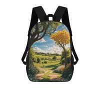 sinyumoney Sunlit Path to The Tree Mochila Escolar Impresa En 3D Para Niños Y Niñas, Mochila Para Portátil Para Niños/estudiantes/adultos 17inch