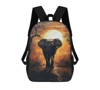 sinyumoney Sunrise Elephant Majesty Mochila Escolar Infantil Impresa En 3D Para Niños, Mochilas De Viaje De Alta Capacidad, Bolsas Para Libros, Mochila Escolar Infantil 17inch