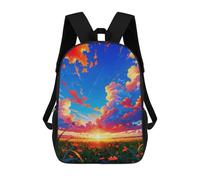 sinyumoney Sunset Anime Mochilas Escolares Impresas En 3D, Mochila Escolar Informal Para Niños, Mochila Escolar De Moda Para Estudiantes De Secundaria 17inch