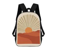 sinyumoney Sunset Desert Landscape Mochila Escolar Secundaria Informal Para Viajes, Mochilas Para La Escuela Secundaria, Para Acampar, Aventuras Al Aire Libre Y Viajes Diarios 17inch