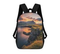 sinyumoney Sunset Glow at Snfellsnes Mochilas Para Niños Mochila Escolar Mochila Escolar Impresa En 3D Mochilas Escolares De Moda Para Niños De Primaria Y Secundaria 17inch