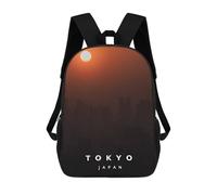 sinyumoney Sunset on Tokyo Mochila Escolar Impresa En 3D Para Niños Mochilas De Viaje De Alta Capacidad Bolsas Para Libros Mochila Escolar Para Niños Mochila 17inch