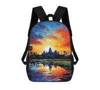sinyumoney Sunset Reflections on Water Mochila Escolar, Bolso De Negocios, Bolso Para Portátil Duradero Para Campus, Actividades Al Aire Libre, Viajes Y Deportes 17inch
