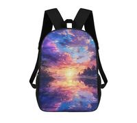 sinyumoney Sunset Reflections on Water Mochila Escolar Ligera Para Aeropuerto Y Universidad Para Estudiantes. Mochila Para La Escuela/trabajo/viajes 17inch