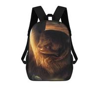 sinyumoney Sunset Sloth Mochila Escolar Impresa En 3D Mochilas Informales Para Niños Mochila Escolar Impresa En 3D Para Niños De Primaria Y Secundaria 17inch