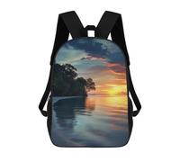 sinyumoney Sunsets Gentle Embrace Mochilas Para Niños Mochilas Escolares Mochila Escolar Para Niños Impresa En 3D Mochilas De Viaje De Moda Para Niños De Primaria Y Secundaria 17inch