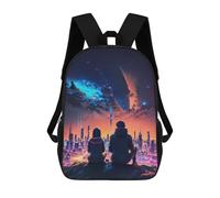 sinyumoney Super Night Space City Mochila Escolar, Mochila De Viaje, Mochila Universitaria, Mochilas Para El Campus, Actividades Al Aire Libre, Viajes Y Deportes 17inch