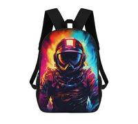 sinyumoney Surreal Astronaut Deco Mochila Infantil Para Niñas Y Niños, Mochila De Día, Escuela Primaria, Perfecta Para La Vuelta Al Cole O Educación Física, Regalos Y Viajes 17inch