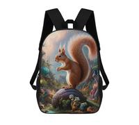 sinyumoney Surreal Squirrel Safari Mochila Escolar Para Niñas Mochila Impermeable Mochila Informal De Día Mochila Ligera Para Niño Y Niña Mochila Escolar 17inch