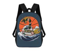sinyumoney Sushi Dragon Ramen Mochilas Infantiles Mochila Escolar Mochila Impresa En 3D Para Niños Mochilas De Viaje Bolsas Para Libros Mochila Escolar Para Niños 17inch