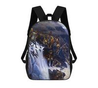 sinyumoney Suvorov Crossing The Alps Mochila Escolar, Mochila Para Portátil, Mochila Para Camping, Aventuras Al Aire Libre Y Viajes Diarios 17inch