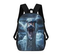 sinyumoney Swan Lightning Mochila Infantil, Mochila Escolar Impresa En 3D, Mochila Para Niños Y Niñas, Mochila Escolar Ajustable Para La Escuela Primaria 17inch