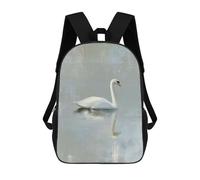 sinyumoney Swan Reflections on Water Mochila Escolar De Moda, Mochila Para Material Escolar, Mochila Impermeable Informal Para Acampar, Aventuras Al Aire Libre Y Viajes Diarios 17inch