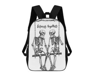 sinyumoney Swing Skeleton Love Mochila Escolar Impresa En 3D Para Niños, Mochila Escolar, Mochilas De Viaje, Bolso Informal De Moda Para Niños Y Estudiantes 17inch