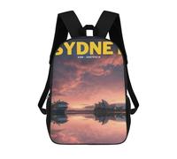 sinyumoney Sydney, Australia at Sunset Mochila Escolar Para Niñas Y Niños, Mochilas De Gran Capacidad, Mochilas Ligeras Para Niños Y Estudiantes 17inch