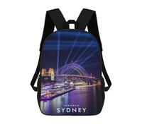 sinyumoney Sydney Australia Mochila Escolar Para Niños Y Niñas, Mochila Informal De Viaje, Mochila De Gran Capacidad Para El Día A Día 17inch