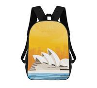 sinyumoney Sydney Australia Mochila Infantil Para Niñas, Mochila Escolar 3D, Mochila Para Niños Pequeños, Mochila Informal De Día, Mochila Escolar De Moda 17inch
