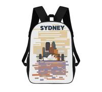 sinyumoney Sydney Harbour Mochila Escolar Para Niñas Mochila Impermeable Mochila Informal De Día Mochila Ligera Para Niño Y Niña Mochila Escolar 17inch