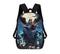 sinyumoney Symphony Of Death Mochila De Moda Para Papelería, Impermeable, Informal, Para Niños/niñas/adolescentes 17inch