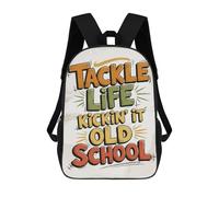 sinyumoney Tackle Life Old School Graphic Art Mochila De Viaje Resistente Al Agua, Mochila Para Computadora Portátil Para Campus, Viajes Al Aire Libre Y Deportes 17inch