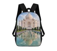 sinyumoney Taj Mahal Mochila Impresa En 3D Para Niños, Mochila Escolar, Mochilas De Viaje Para Niños, Bolsas De Libros De Alta Capacidad, Mochila Infantil 17inch
